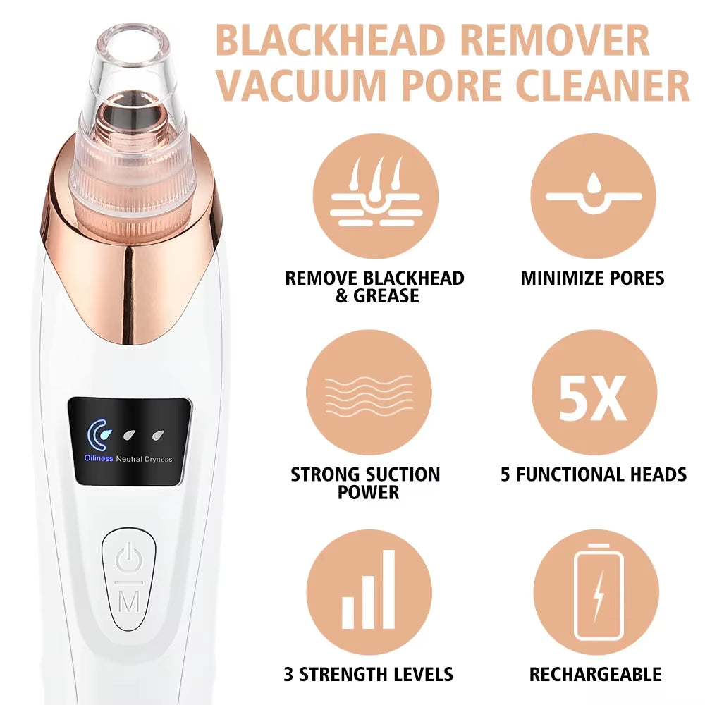 Revolutionary Blackhead Remover Vacuum: Your Ultimate Electric Pore Cleaner for Flawless Skin!