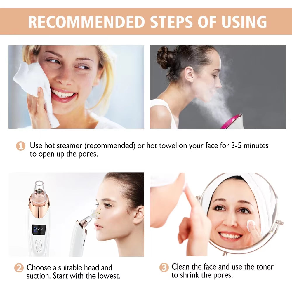 Revolutionary Blackhead Remover Vacuum: Your Ultimate Electric Pore Cleaner for Flawless Skin!